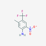 5-methyl-2-nitro-4-(trifluoromethyl)aniline结构式