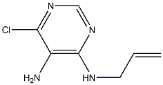 Structure of N'4'-Allyl-6-chloro-pyrimidine-4,5-diamine