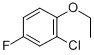 Structure of 2-CHLORO-4-FLUOROPHENETOLE