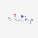 Methyl (5-Amino-1,3,4-Thiadiazol-2-Yl)Acetate 95%结构式