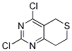 Structure of 2,4-dichloro-7,8-dihydro-5H-thiopyrano[4,3-d]pyrimidine