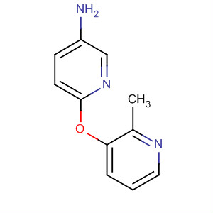 Structure of 3-Pyridinamine, 6-[(2-methyl-3-pyridinyl)oxy]-