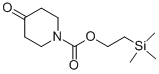 4-OXO-PIPERIDINE-1-CARBOXYLIC ACID 2-TRIMETHYLSILANYL-ETHYL ESTER结构式