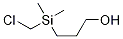 Structure of 1-Propanol, 3-[(chloromethyl)dimethylsilyl]-