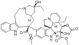 1-Demethyl-vincaleukoblastine结构式