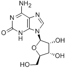 Chemical structure of 2-HYDROXYADENOSINE
