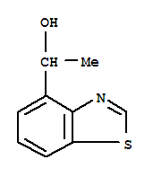 Structure of 4-Benzothiazolemethanol,a-methyl-