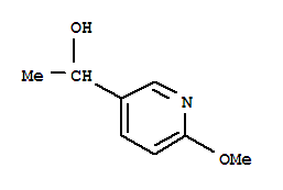 Structure of 3-Pyridinemethanol,6-methoxy-a-methyl-