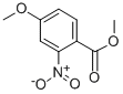 Structure of 4-METHOXY-2-NITRO-BENZOIC ACID METHYL ESTER