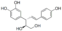 4-[(S,E)-1-[(S)-1,2-Dihydroxyethyl]-3-(4-hydroxyphenyl)-2-propenyl]-1,2-benzenediol结构式