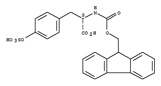 Structure of Fmoc-Tyr(SO3H)-OH