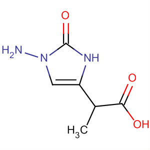 Structure of 1H-Imidazole-4-propanoic acid, a-amino-2,3-dihydro-2-oxo-