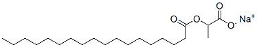 Structure of sodium 1-carboxylatoethyl stearate