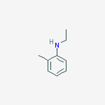 Structure of N-ethyl-2-methyl-aniline