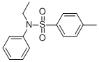 N-乙基-4-甲基-N-苯基苯磺酰胺结构式