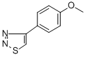 4-(4-甲氧基苯基)-1,2,3-噻重氮结构式