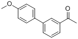1-(4-METHOXY-BIPHENYL-3-YL)-ETHANONE结构式