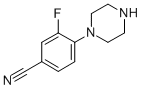 Structure of 3-Fluoro-4-piperazinylbenzenecarbonitrile