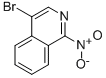 Structure of 4-BROMO-1-NITRO-ISOQUINOLINE