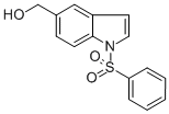 Structure of 1-PHENYLSULFONYLINDOLE-5-METHANOL