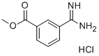 Structure of 3-METHOXYCARBONYL BENZAMIDINE HCL