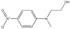 N-乙醇基-N-甲基-对硝基苯胺结构式