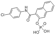 Structure of NAPHTHOL AS-E PHOSPHATE