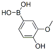 Structure of 4-HYDROXY-3-METHOXYPHENYLBORONIC ACID