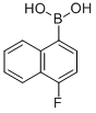 Structure of 4-Fluoronaphtalene-1-boronic acid