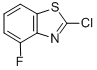 Structure of 2-Chloro-4-fluorobenzothiazole