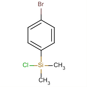 Structure of Silane, (4-bromophenyl)chlorodimethyl-