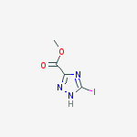 Structure of Methyl 5-iodo-4H-1,2,4-triazole-3-carboxylate