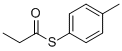 Structure of S-PROPIONYL-4-MERCAPTOTOLUENE