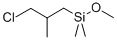 Structure of 3-CHLOROISOBUTYLDIMETHYLMETHOXYSILANE