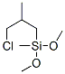 Structure of (3-chloro-2-methylpropyl)dimethoxymethylsilane