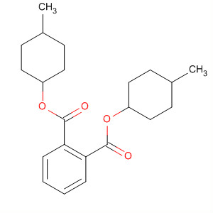 Structure of 1,2-Benzenedicarboxylic acid, bis(4-methylcyclohexyl) ester