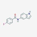 Structure of N-(4-Fluorobenzoyl)-5-aMino-1H-indole
