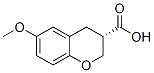 Structure of (3S)-6-methoxy-3,4-dihydro-2H-chromene-3-carboxylic acid