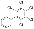 Structure of 2,3,4,5,6-PENTACHLOROBIPHENYL