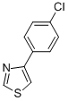 Structure of 4-(4-CHLOROPHENYL)-1,3-THIAZOLE