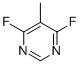 4,6-二氟-5-甲基嘧啶结构式