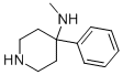Structure of N-Methyl-4-phenyl-4-piperidinamine