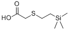 Structure of 2-(CARBOXYMETHYLTHIO)ETHYLTRIMETHYLSILANE