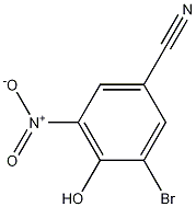 Structure of 3-bromo-4-hydroxy-5-nitrobenzonitrile