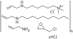 Structure of (C13H27N)n.(C12H27ClN2)n.(C3H7N)n.(C3H5ClO)n.xHCl