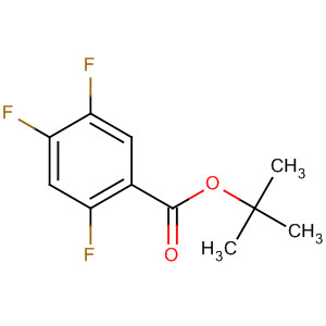 Benzoic acid, 2,4,5-trifluoro-, 1,1-dimethylethyl ester结构式