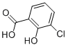 Structure of 3-Chlorosalicylic acid