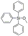 Structure of methoxytriphenylsilane