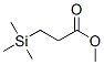 Structure of 3-(Trimethylsilyl)propanoic acid methyl ester