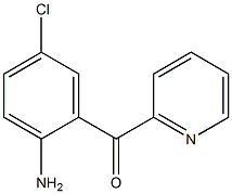 Structure of (2-amino-5-chlorophenyl)(pyridin-2-yl)methanone